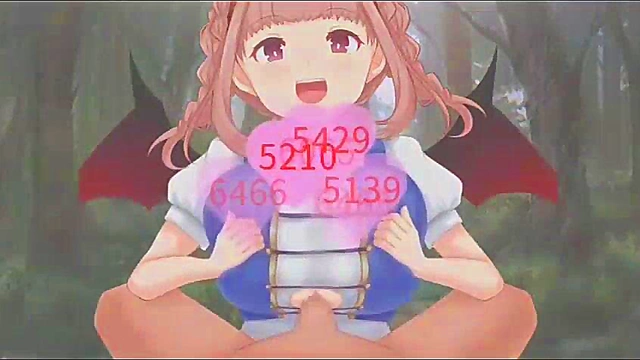 Horny Hentai Babe Enjoys Titty Fuck Action From Game Guy