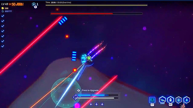 Horny Winged Anime Chick Strips Teasingly in Bullet Hell Game Scene