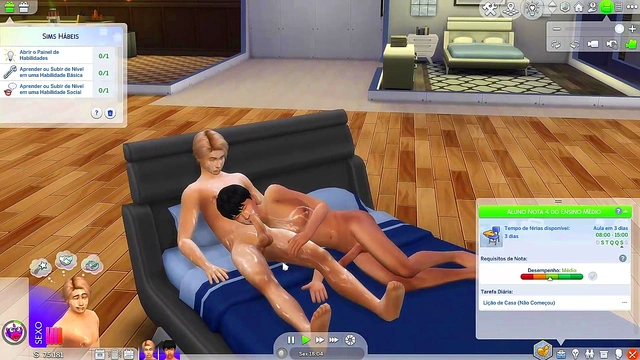 Young Sims Friend Gets Crampy Fun In Animated Hentai Adventure