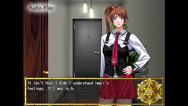 Busty Anime Beauty Seduces in Bible Black The Infection Visual Novel Game