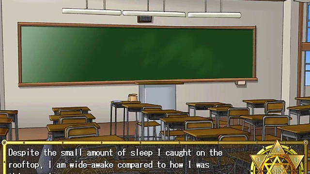 Busty Anime Beauty Seduces in Bible Black The Infection Visual Novel Game