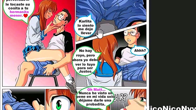 Nerdy Boy Gets Freed From Accumulated Milk By Beautiful Anime Girl