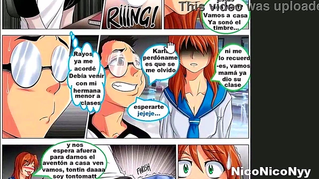 Nerdy Boy Gets Freed From Accumulated Milk By Beautiful Anime Girl