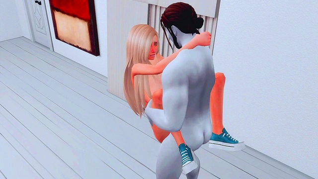 Perverted Teen Gets Wild With Animated Statue for Hardcore Sims Me Hentai Action