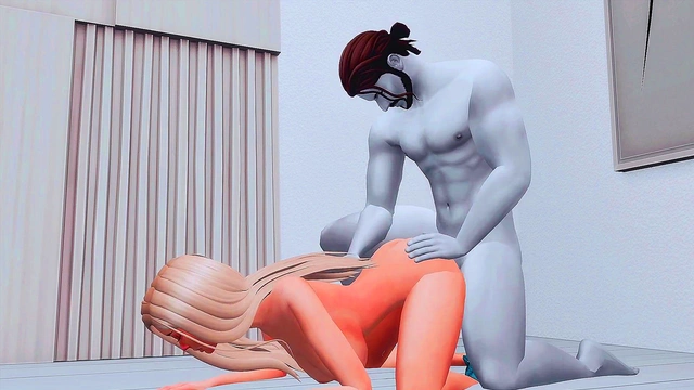 Perverted Teen Gets Wild With Animated Statue for Hardcore Sims Me Hentai Action