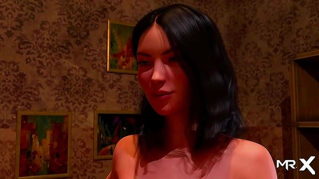 Horny Shop Employee Gets Hands-On With Customer's Breasts In Steamy 3D Hentai Scene