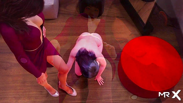 Horny Shop Employee Gets Hands-On With Customer's Breasts In Steamy 3D Hentai Scene