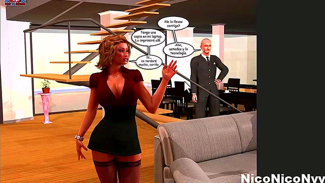 Stepmom Rides Dad's Huge Cock UntilCaught by Curious Son for Naughty Fun