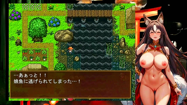Night Fox Kodama's Sexy Game Play – Hentai VTuber Live Streams Seductive Fishing Adventure