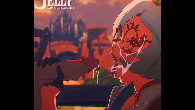 Horny Jelly Creature Satisfies Cute Anime Chick In Wild Hentai Session