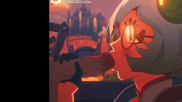 Horny Jelly Creature Satisfies Cute Anime Chick In Wild Hentai Session