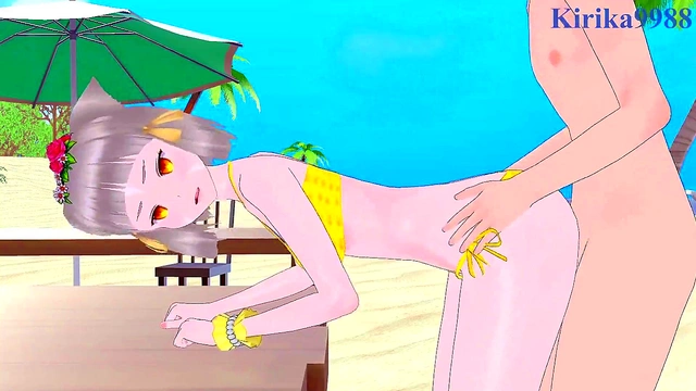 Intense 3D Hentai Sex With Pyra and Nia from Xenoblade Chronicles 2