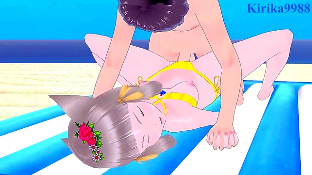 Intense 3D Hentai Sex With Pyra and Nia from Xenoblade Chronicles 2