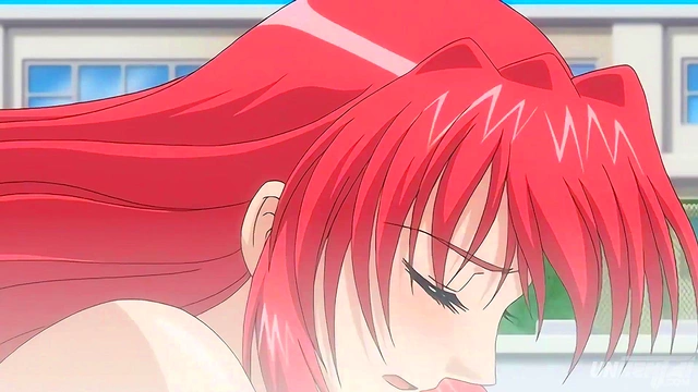 Hot Busty Step Sister Seduces Brother for Sneaky Poolside Japanese Hentai Uncensored