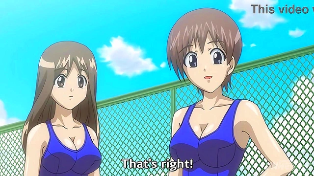 Hot Busty Step Sister Seduces Brother for Sneaky Poolside Japanese Hentai Uncensored