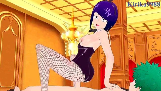 My Hero Academia – Mitsuki Bakugo & Kyoka Jiro Intense 3D Hentai Sex With Izuku Midoriya