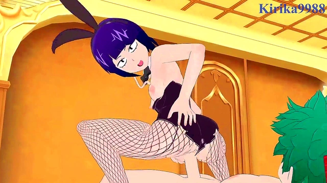 My Hero Academia – Mitsuki Bakugo & Kyoka Jiro Intense 3D Hentai Sex With Izuku Midoriya