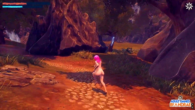 Goddess Pawsmaati’s Busty 3D Threesome with Huge-Cock Breeder for Creampie Delight