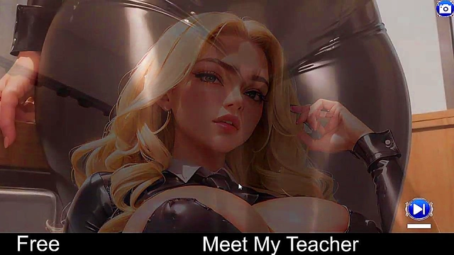 Cute Anime Student Meets Her Big-Breasted Teacher for Steamy Uncensored Fun