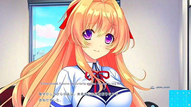 Hentai Anime Couple Enjoy Intense Sex In The Pure Song Garden(Route2)