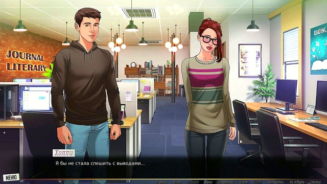 Hot Redhead Teen Sluts It Up for Big Boob Waitress Action in Our Red String Hentai