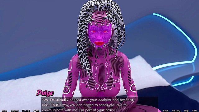 Stranded Astronaut Meets Busty Robot Paige for Steamy 3D Hentai Action