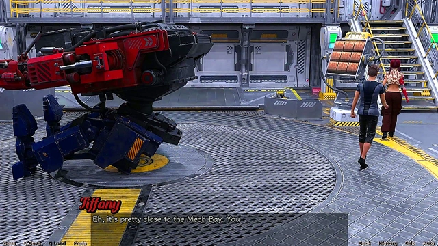 Flirty Half-Robot Teen Seduces Astronaut With Busty Curves & Giant Tits