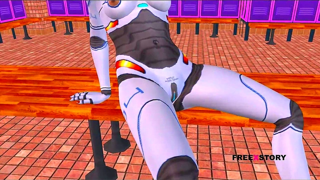 Sexy 3D Anime SexBot Rides Dick in Reversed Cowgirl for Hot Action