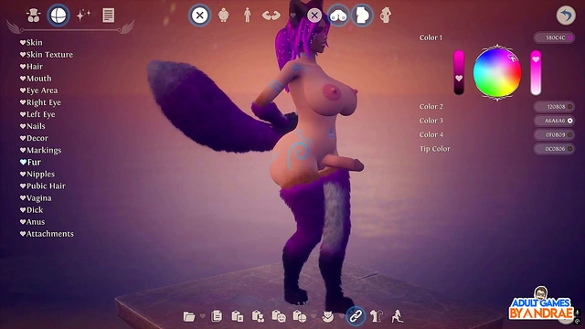 Busty 3D Anime Teen Gets Fucked By Giant Cock In Breeder Threesome Game Scene