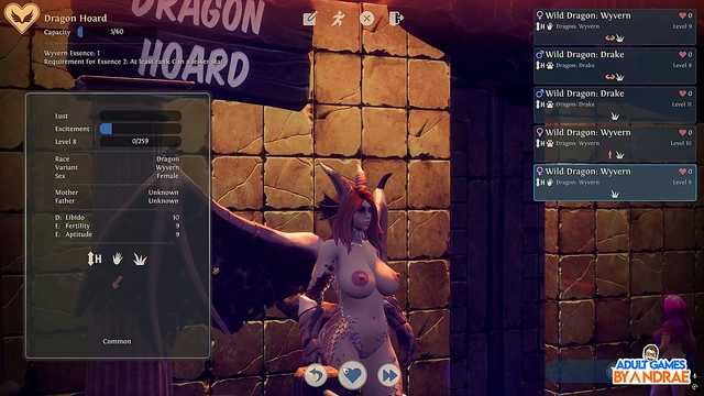 Busty 3D Anime Teen Gets Fucked By Giant Cock In Breeder Threesome Game Scene