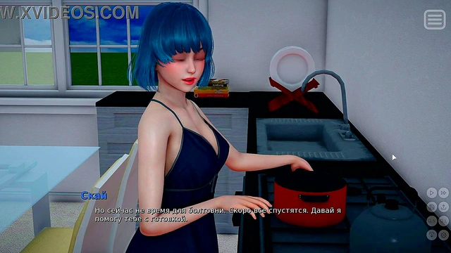 Beautiful Japanese Slut Rides Big Dick On Beach In My Bully Is My Lover Game