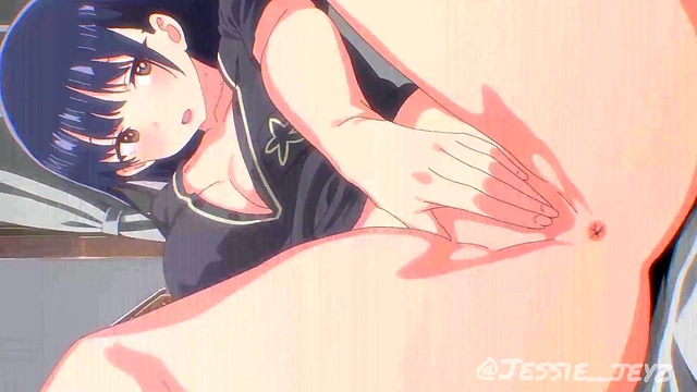 Anna Yamada Seduces in Boku No Kokoro Parody Anime Adventure