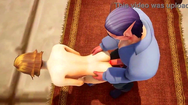 Busty Elf Queen Seduces With Big Boobs & Sexy Outfits for Naughty Anal Fun