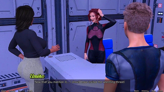 Stranded In Space – Busty Ariel Tempts You With Her Sexy Outfits & Curves