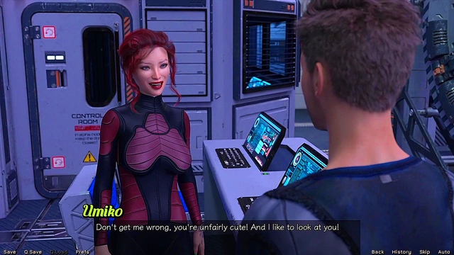 Stranded In Space – Busty Ariel Tempts You With Her Sexy Outfits & Curves