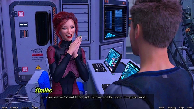 Stranded In Space – Busty Ariel Tempts You With Her Sexy Outfits & Curves