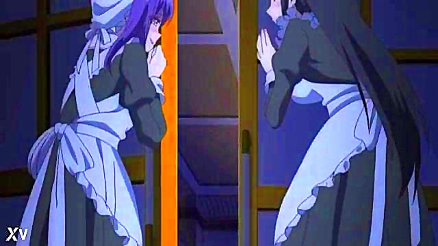 Lewd Maid Serves Young Hero With Steamy Anime Action