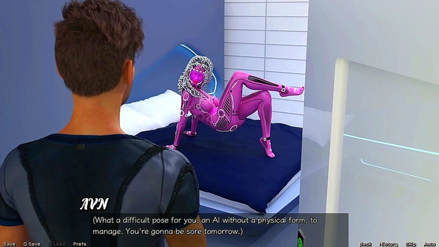 Stranded Astronaut Sasha Shows Off Her Giant Tits in Sexy Outfit