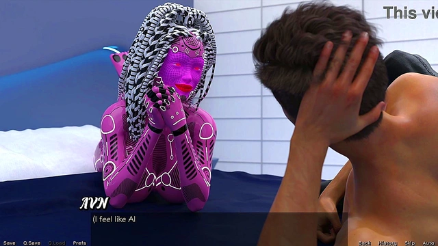 Stranded Astronaut Sasha Shows Off Her Giant Tits in Sexy Outfit