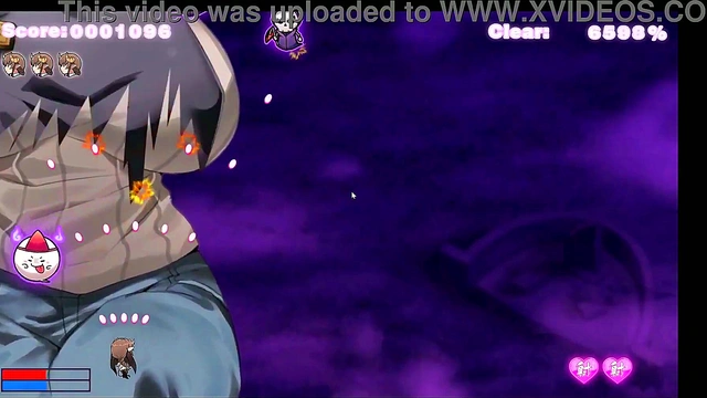 Succubus Chan Undresses Giant Waifu Black Nun Beauty for Busty hentai Gameplay