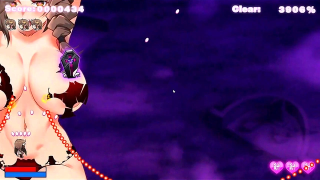 Succubus Chan Undresses Giant Waifu Black Nun Beauty for Busty hentai Gameplay