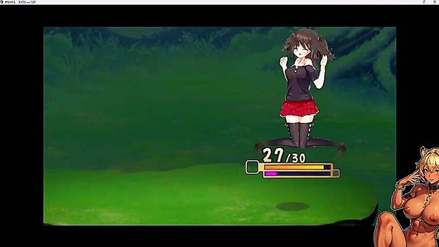 Frustrated Girl Escapes To Another World For Intense Hentai Game Sex Adventure