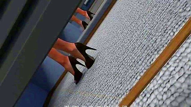 Yoga Session Turns Into Hot 3D Hentai Anime Fun With New Visual Novel Couple