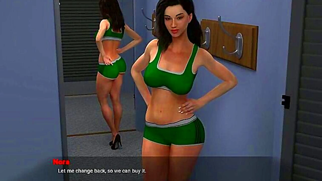 Yoga Session Turns Into Hot 3D Hentai Anime Fun With New Visual Novel Couple