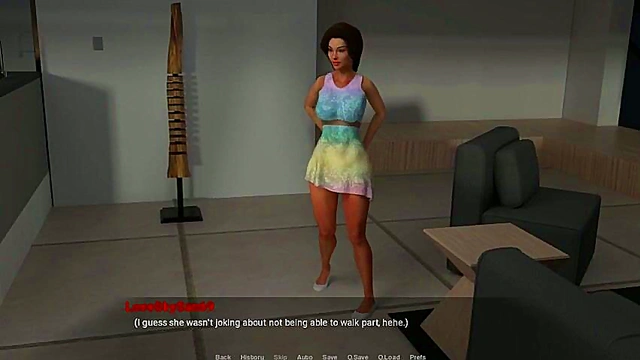 Yoga Session Turns Into Hot 3D Hentai Anime Fun With New Visual Novel Couple