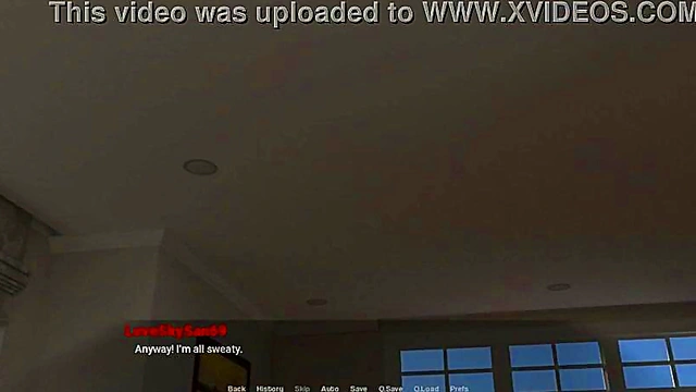 Yoga Session Turns Into Hot 3D Hentai Anime Fun With New Visual Novel Couple