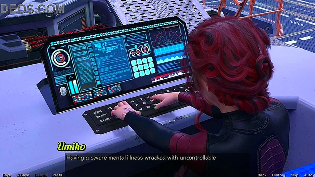 Busty 3D Teen Trapped by Mad Scientist for Sexy Experiments in Space