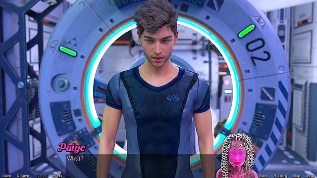 Busty 3D Teen Trapped by Mad Scientist for Sexy Experiments in Space