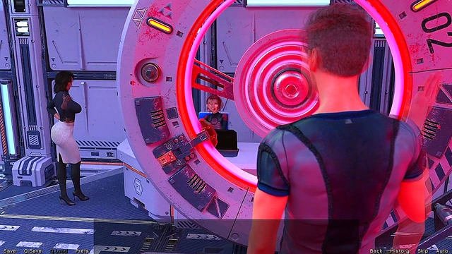 Busty 3D Teen Trapped by Mad Scientist for Sexy Experiments in Space