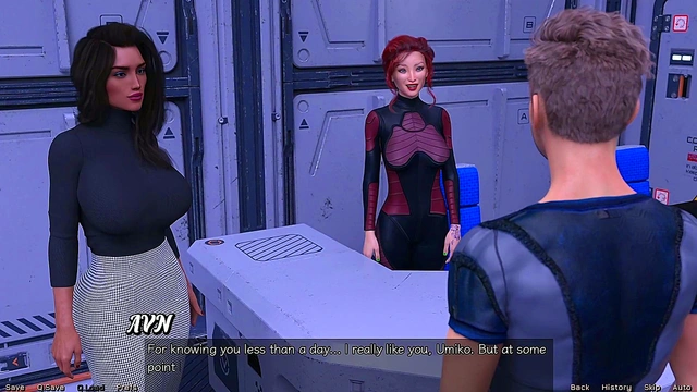 Busty 3D Teen Trapped by Mad Scientist for Sexy Experiments in Space